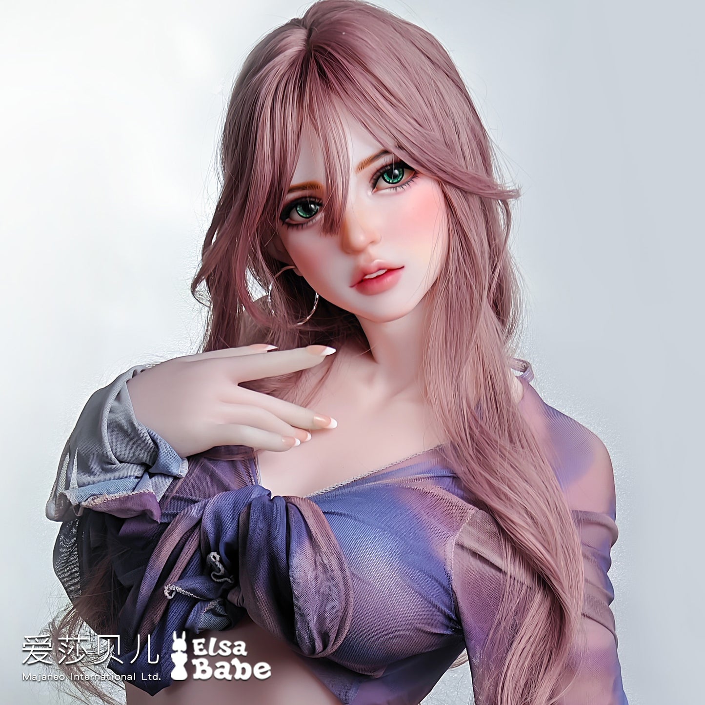 ElsaBabe 148 cm Anime-Puppe Platin-Silikon-Sexpuppe Erotisches Spielzeug mit Metallskelett, Furukawa Natsuki