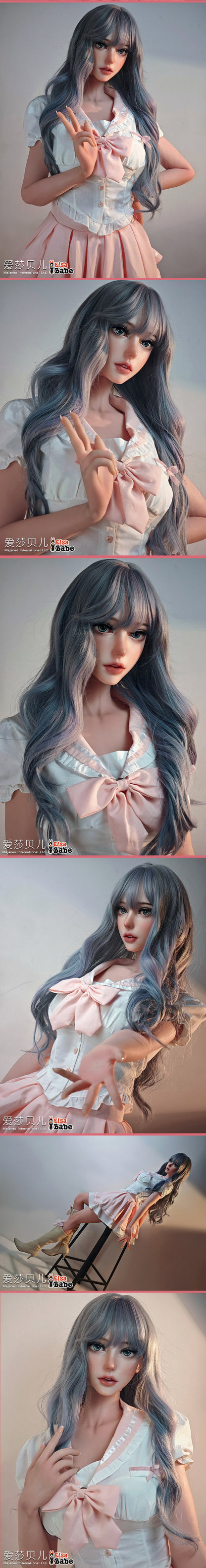 ElsaBabe 160cm Realistic ACG Doll Platinum Silicone Love Doll Adult Toy With Metal Skeleton, Sakurai Koyuki