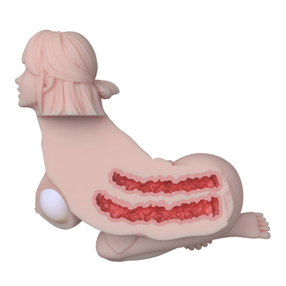 ElsaBabe Large Figurine Male Masturbators Silicone Pussy&Ass Love Toys Akino Maki