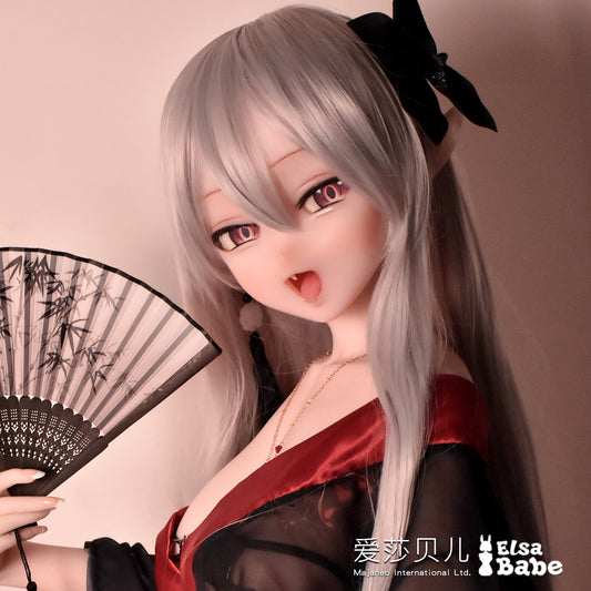 ElsaBabe 148 cm Anime-Puppe Platin-Silikon-Sexpuppe Erotisches Spielzeug mit Metallskelett, Furukawa Natsuki