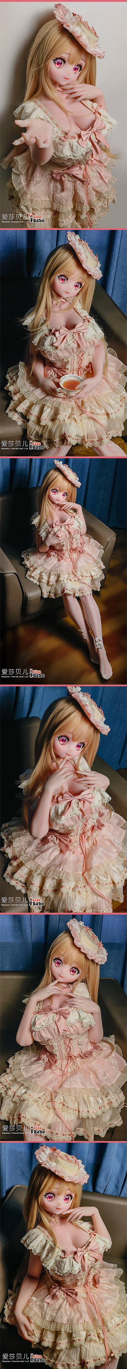 ElsaBabe 140 cm Anime-Puppe Platin-Silikon-Sexpuppe Erotisches Spielzeug mit Metallskelett, Furukawa Natsuki