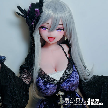 ElsaBabe 148cm Anime Doll Platinum Silicone Love Doll Adult Toy With Metal Skeleton, Chono Miyu