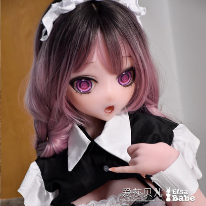 ElsaBabe 148cm Anime Doll Platinum Silicone Love Doll Adult Toy With Metal Skeleton, Hanamori Kaori