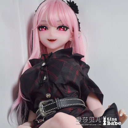 ElsaBabe 130cm Anime Doll Platinum Silicone Love Doll Adult Toy With Metal Skeleton, Kamiya Shiori