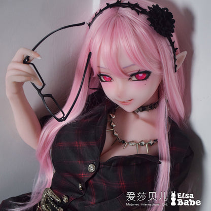 ElsaBabe 130cm Anime Doll Platinum Silicone Love Doll Adult Toy With Metal Skeleton, Kamiya Shiori