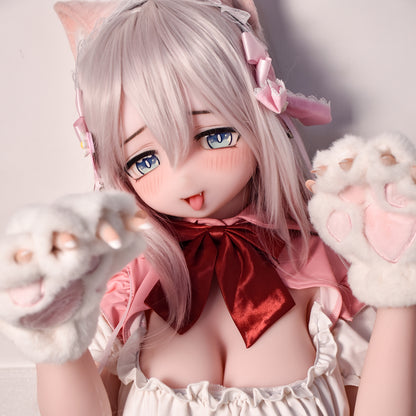 ElsaBabe 130cm Anime Doll Platinum Silicone Love Doll Adult Toy With Metal Skeleton, Utagawa Miki