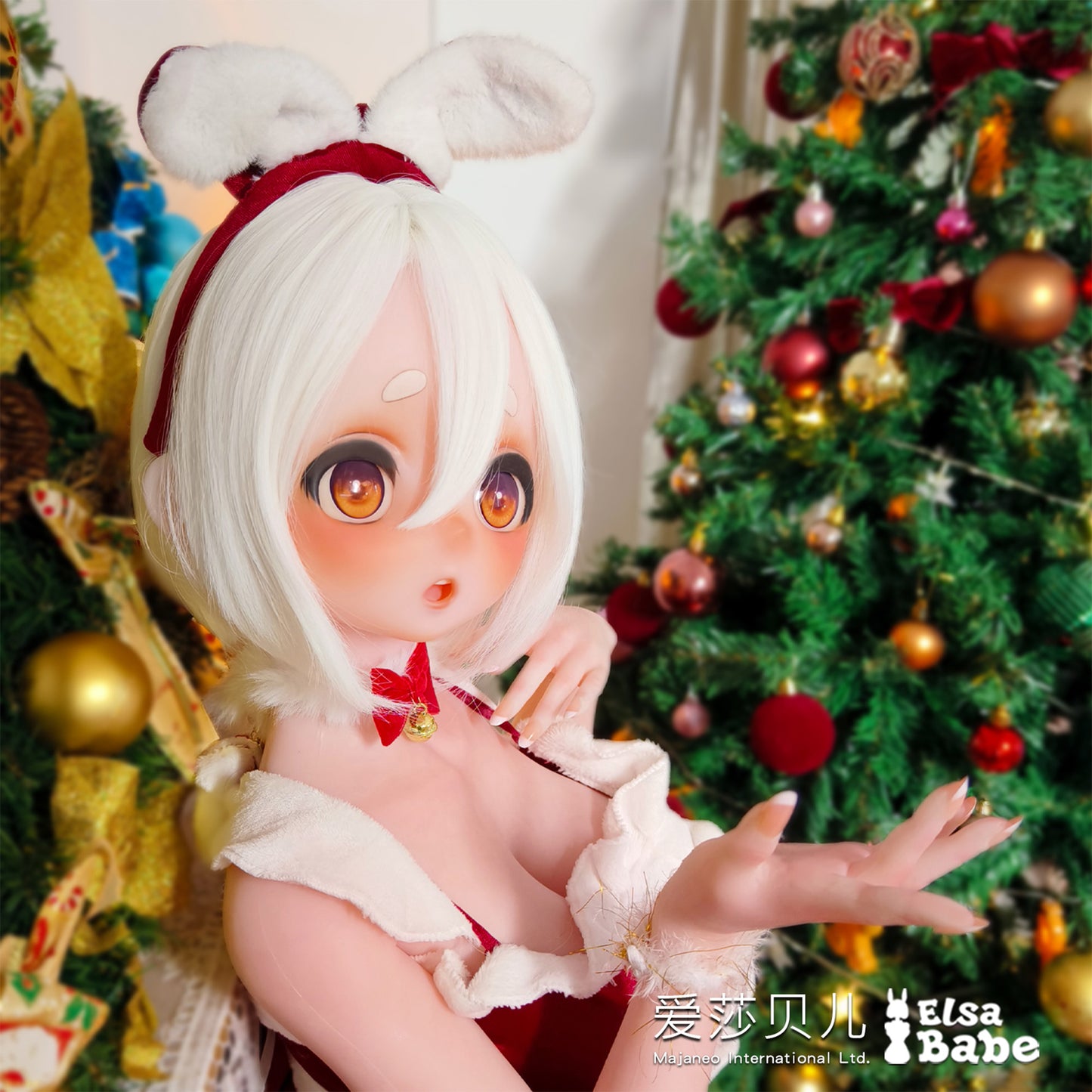 ElsaBabe 130cm Anime Doll Platinum Silicone Love Doll Adult Toy With Metal Skeleton, Yukimura Suzuka