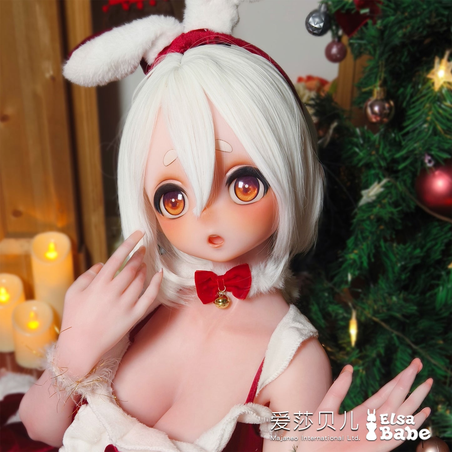 ElsaBabe 130cm Anime Doll Platinum Silicone Love Doll Adult Toy With Metal Skeleton, Yukimura Suzuka