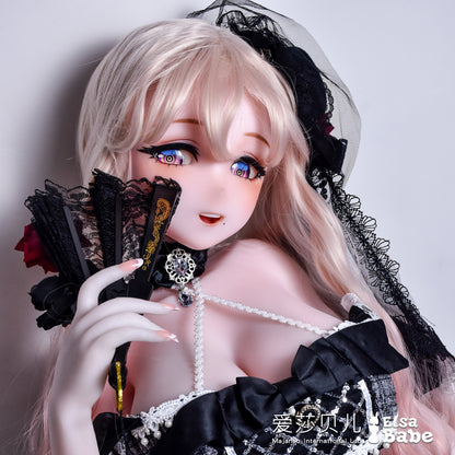 ElsaBabe 125 cm Anime-Puppe Platin-Silikon-Sexpuppe Erotisches Spielzeug mit Metallskelett, Furukawa Natsuki