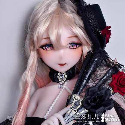 ElsaBabe 125 cm Anime-Puppe Platin-Silikon-Sexpuppe Erotisches Spielzeug mit Metallskelett, Furukawa Natsuki