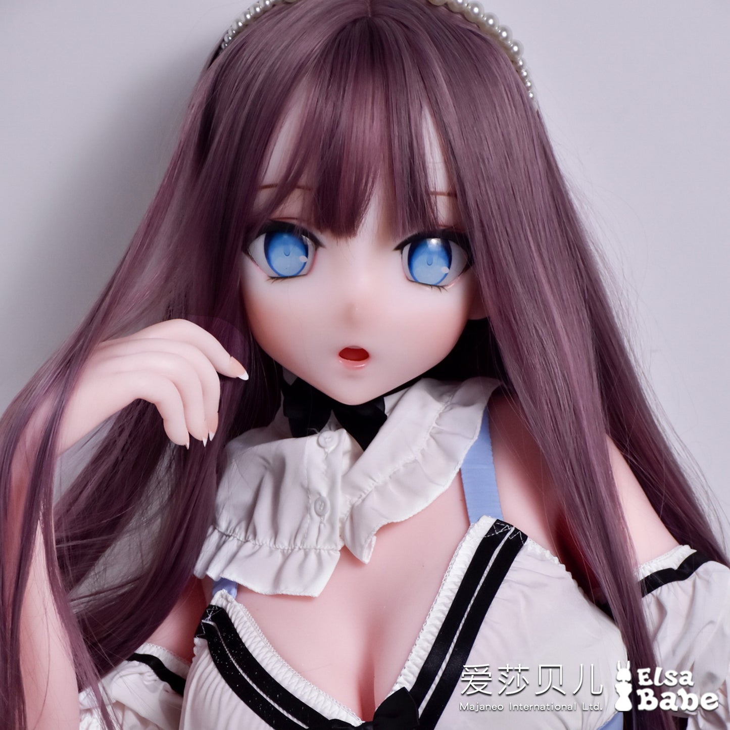 ElsaBabe 165cm Anime Doll Platinum Silicone Sex Doll Erotic Toy With Metal Skeleton, Mogami Maaya