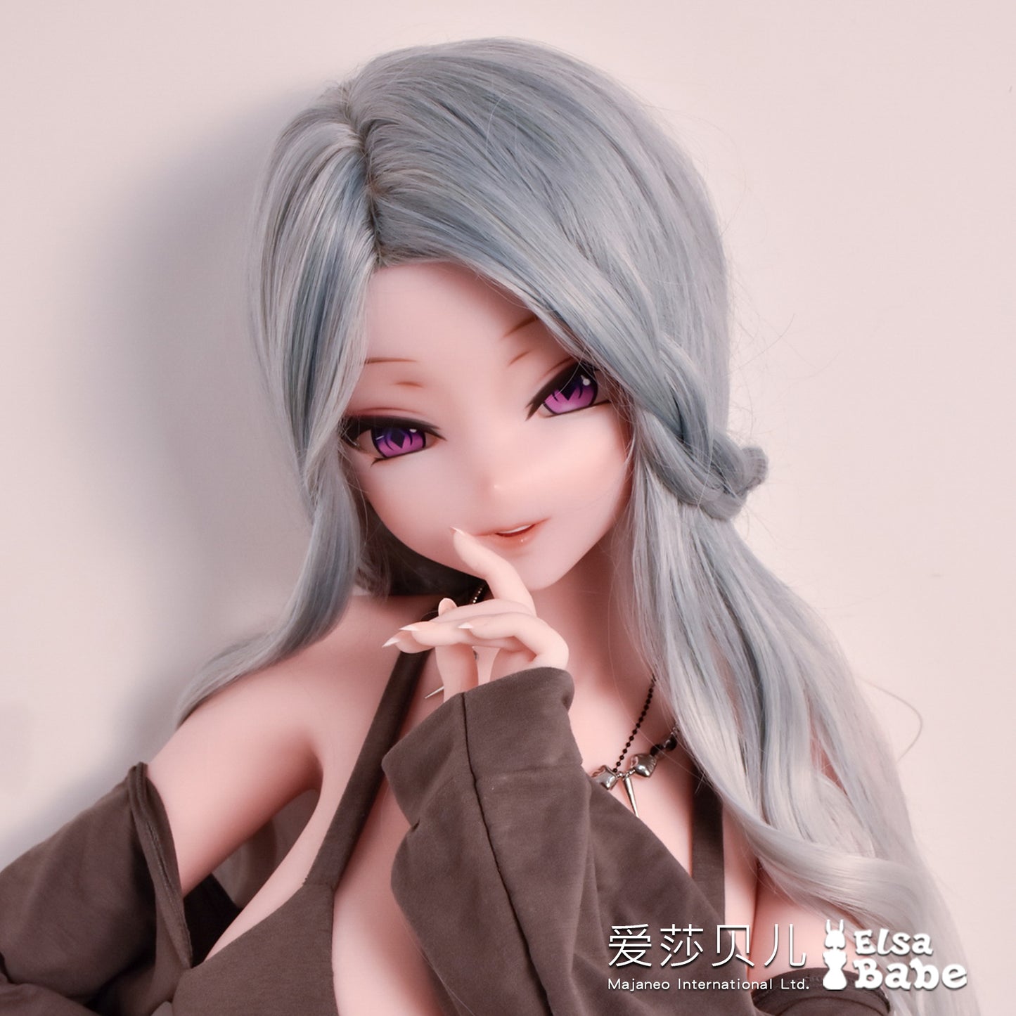 ElsaBabe 165cm Anime Doll Platinum Silicone Sex Doll Erotic Toy With Metal Skeleton, Kira Chiyuki
