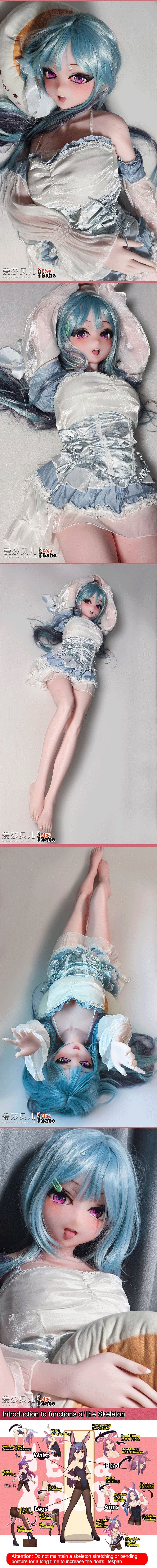 ElsaBabe 165cm Anime Doll Platinum Silicone Love Doll Adult Toy With Metal Skeleton, Asakura Marie
