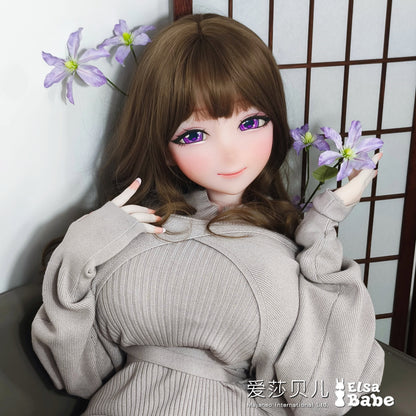 ElsaBabe 160cm Anime Doll Platinum Silicone Love Doll Adult Toy With Metal Skeleton, Mochizuki Emi