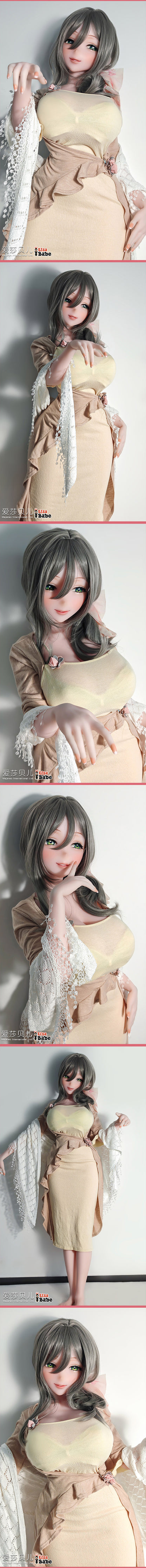ElsaBabe 148 cm Anime-Puppe Platin-Silikon-Sexpuppe Erotisches Spielzeug mit Metallskelett, Furukawa Natsuki