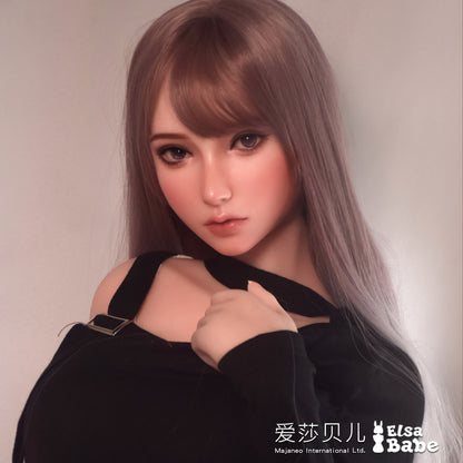 ElsaBabe 157cm Realistic ACG Doll Platinum Silicone Sex Doll Erotic Toy With Metal Skeleton, Mizushima Suzuran