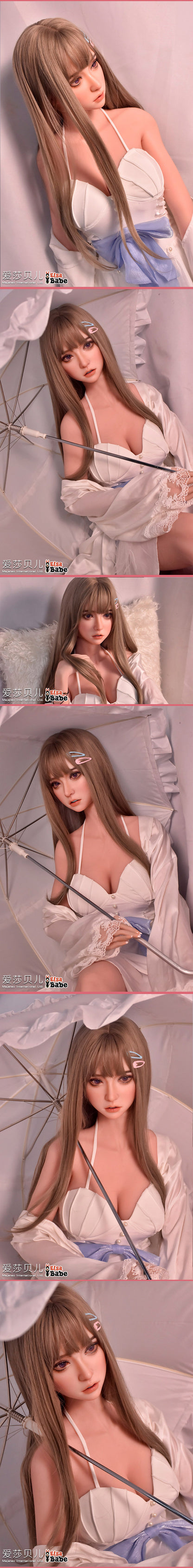 ElsaBabe 165cm Realistic ACG Doll Platinum Silicone Sex Doll Erotic Toy With Metal Skeleton, Ayanokouji Akane