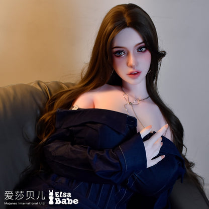 ElsaBabe 163cm ACG Doll Platinum Silicone Love Doll Adult Toy With Metal Skeleton, Lily Young