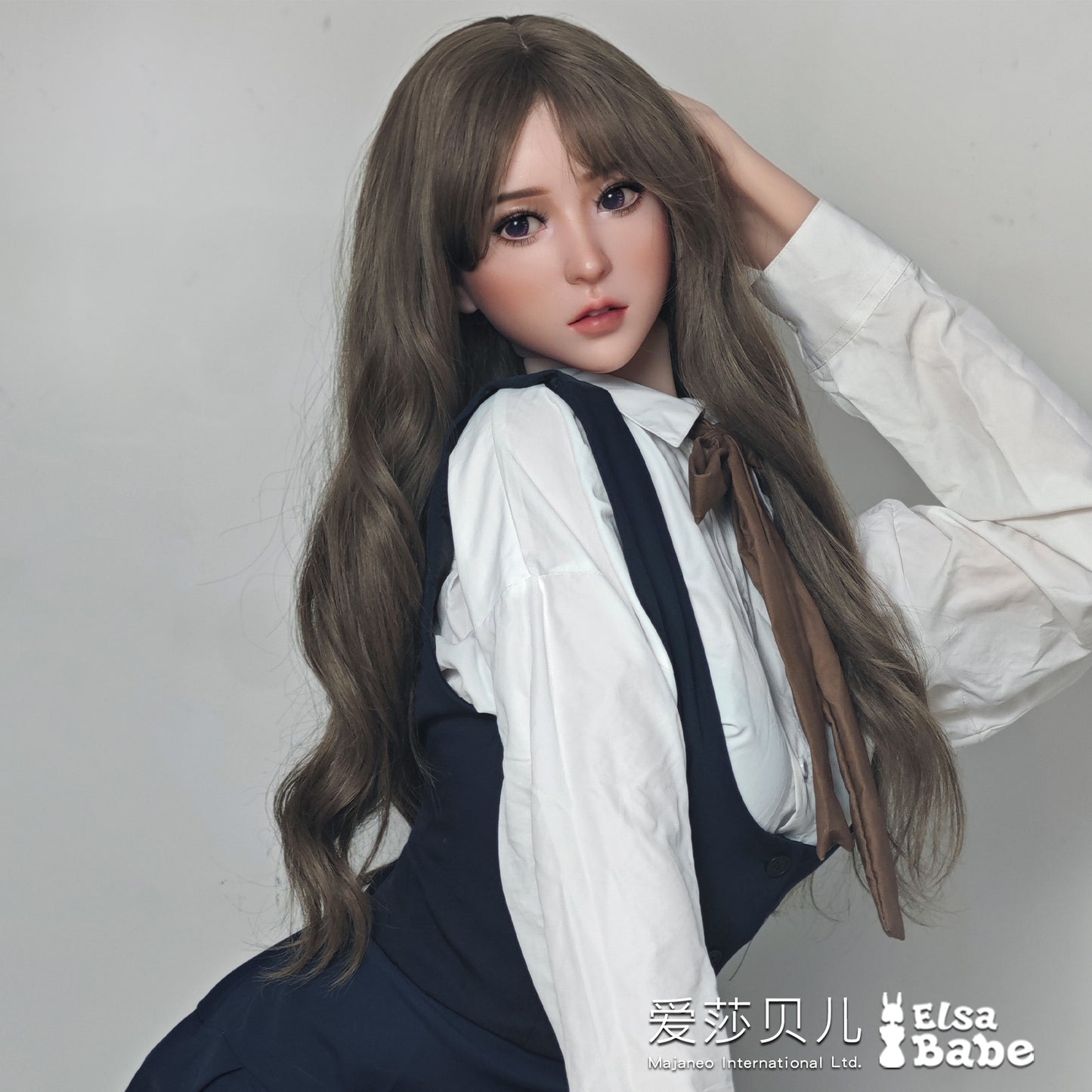ElsaBabe 148 cm Anime-Puppe Platin-Silikon-Sexpuppe Erotisches Spielzeug mit Metallskelett, Furukawa Natsuki