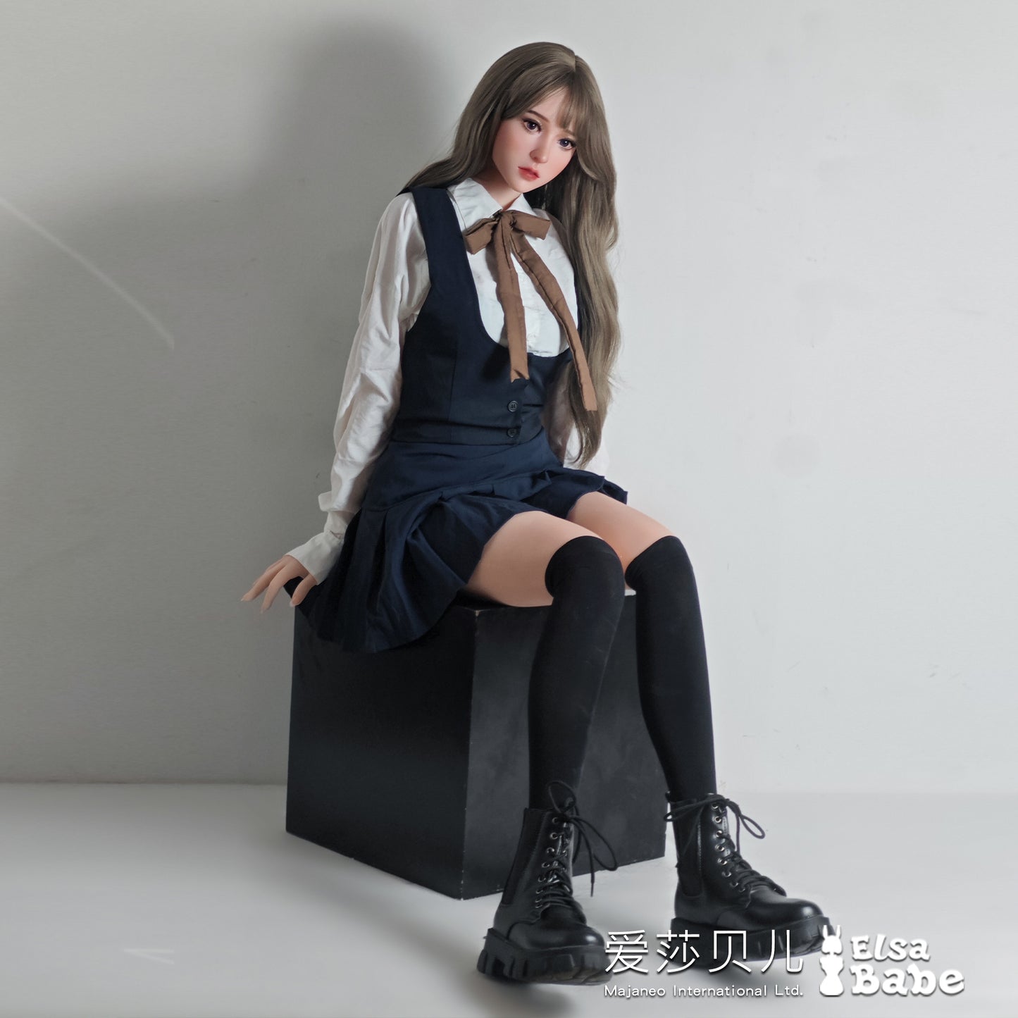 ElsaBabe 148 cm Anime-Puppe Platin-Silikon-Sexpuppe Erotisches Spielzeug mit Metallskelett, Furukawa Natsuki