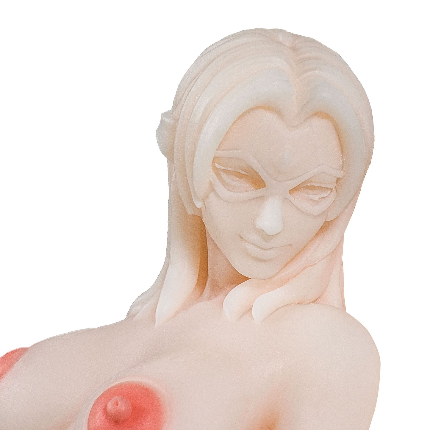 ElsaBabe Adult Male Stroker Silicone Masturbator Love-toys Entity Love-doll Purple Devil